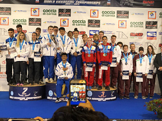 Нефедова Дарья и Рустамов Гамзатда - призеры первенства мира по кикбоксингу