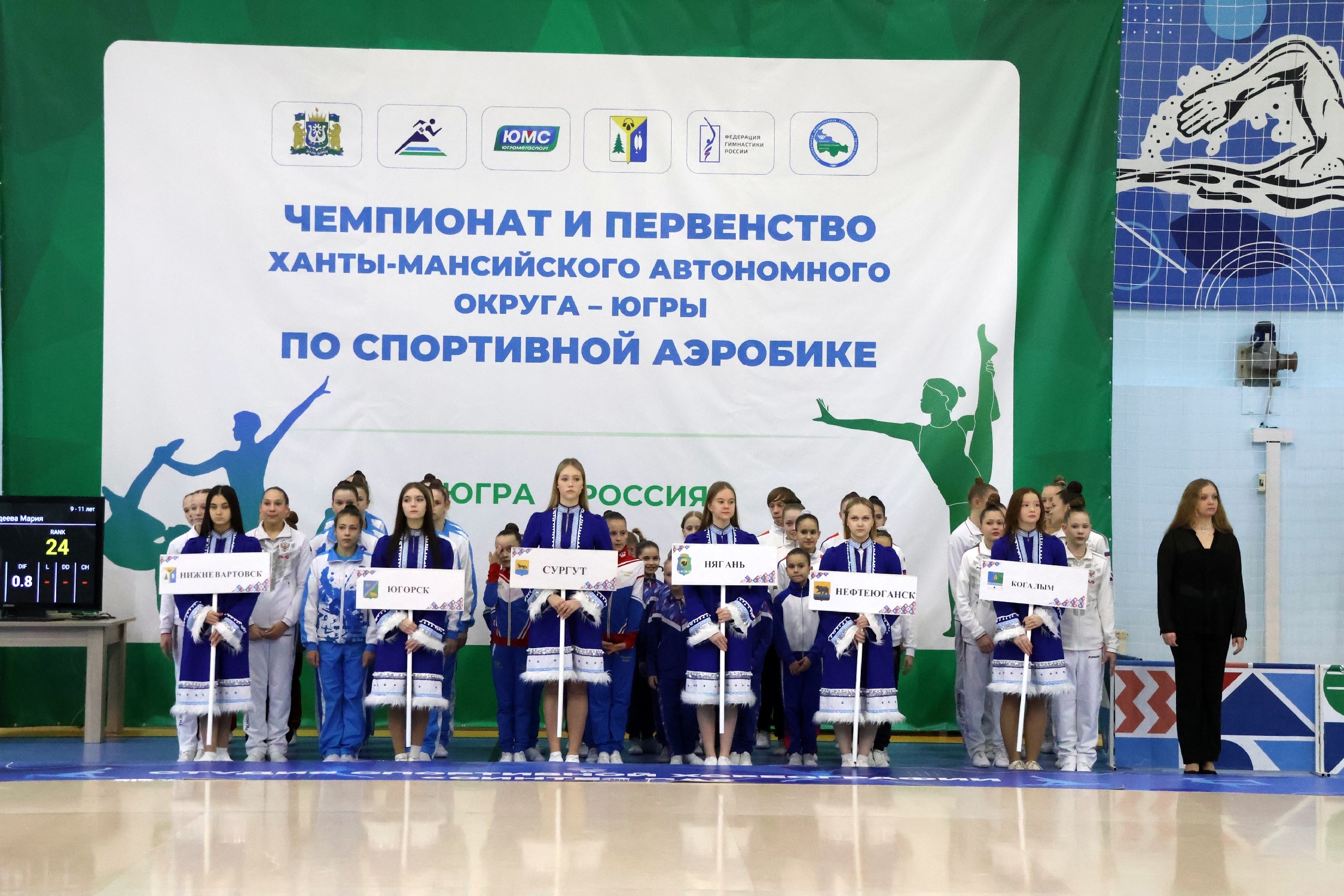 Чемпионат и первенство ХМАО-Югры по спортивной аэробике стартовали сегодня в Нижневартовске!