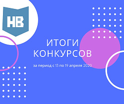Итоги проведения конкурсов МАУ г. Нижневартовска «Спортивная школа» в период с 13 по 19 апреля 2020 года