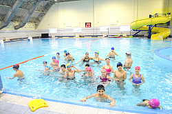 Новогодние эстафеты на воде