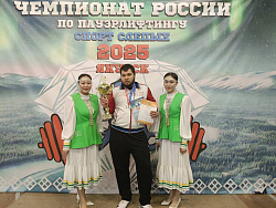Наш атлет взял две медали